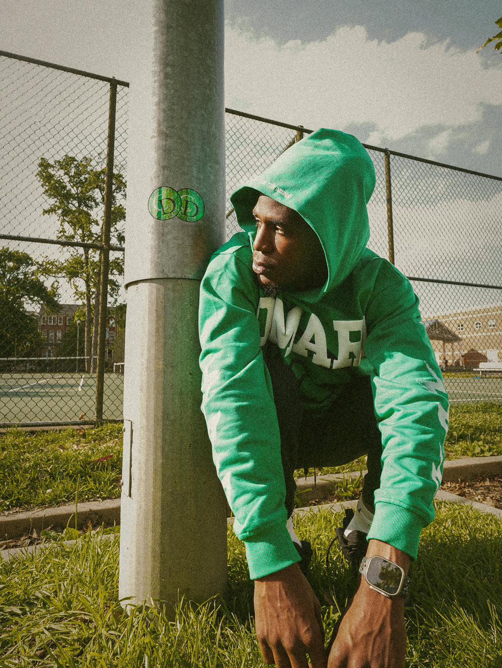 DMARI DCTW HOODIE (GREEN)